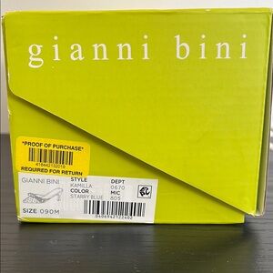 Gianni Bini Starry Blue Shoes complemented by Brahmin Clutches